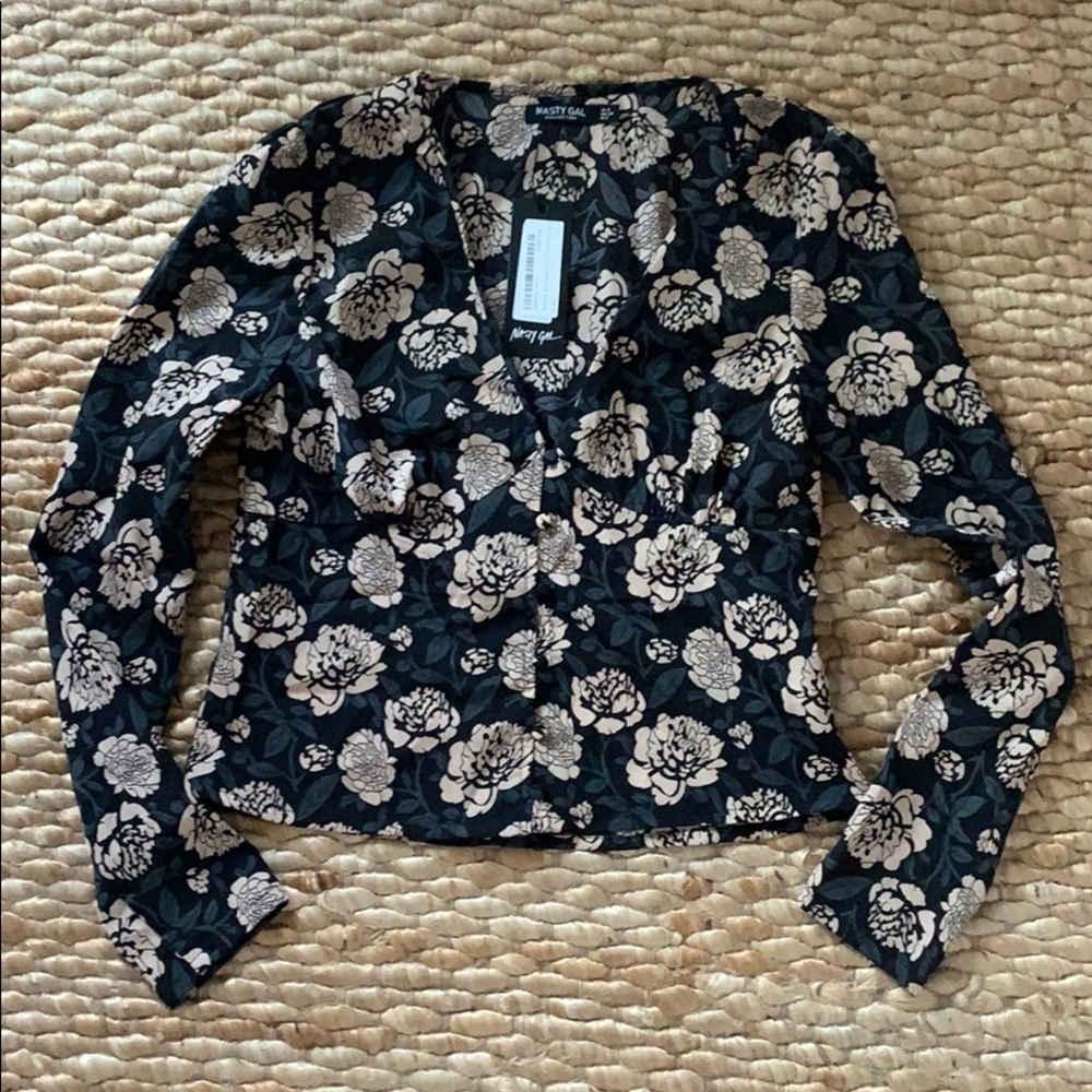 Button up crop top